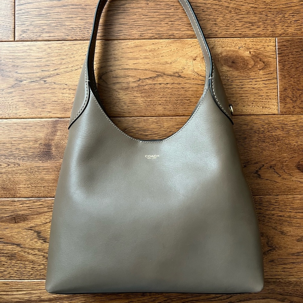 Coach Taupe Brooklyn 28 Shoulder Bag